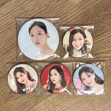 TWICE 미나 캔 배지 캔 배지 5개 세트 묶음 판매