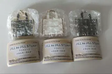 JILL by JILL STUART 프릴 토트 메탈 키링 3개 세트