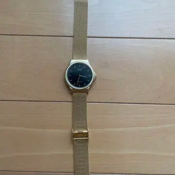 카시오 MQ-1 골드 메쉬 밴드 시계