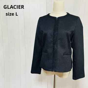 그라시아 GLACIER 노카라 자켓 [L] 정장 블랙 a526