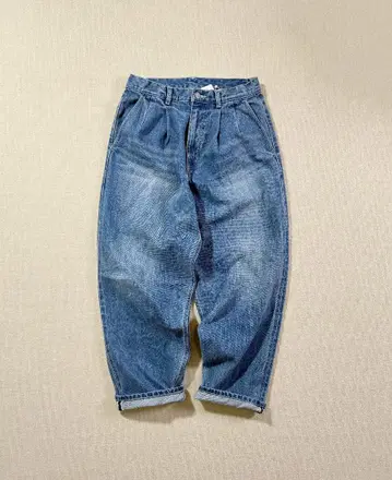 그라프페이퍼 살바지 데님 투턱 팬츠 2