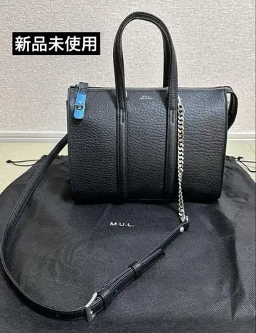 미사용 새상품 M.U.L 엠유엘 보스턴 백 S 체인 숄더