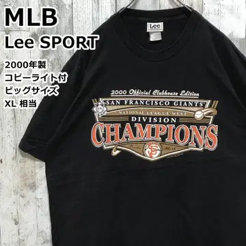 MLB 자이언츠 Lee SPORT 티셔츠 빅 로고 블랙 XL 90s