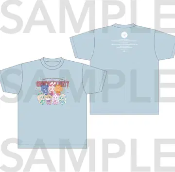 CANDY TUNE 캬츄 캬파티 티셔츠 캔디 블루