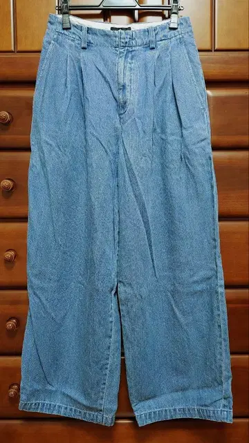 슬로브 이에나 LEDENIM TUCK TROUSER SLOBEIENA