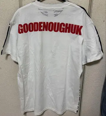 GOODENOUGH UK / 뒷면 로고 티셔츠 앞면 알로하 패턴 프린트