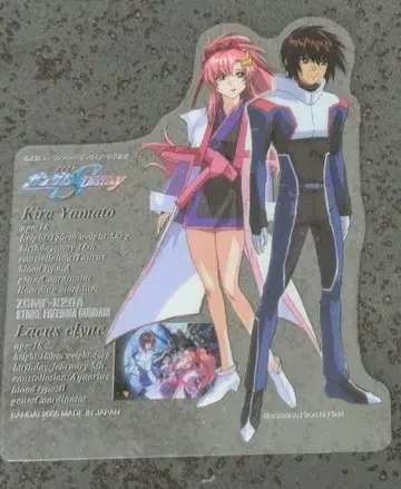 기동전사 건담 SEED DESTINY 키라 & 락스 캐릭터 플레이트