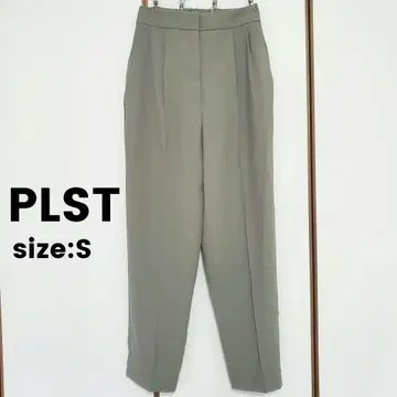 플라스테 트윌 턱 테이퍼드 팬츠 여성용 S PLST