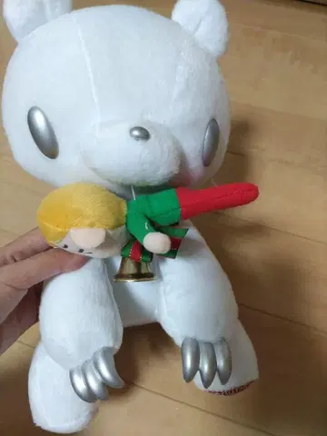 그루미 봉제 인형 곰 화이트 새상품