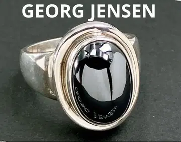 GEORG JENSEN 조지 젠슨 헤마타이트 반지 14호