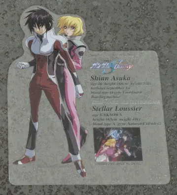 기동전사 건담 SEED DESTINY 신 & 스텔라 캐릭터 플레이트
