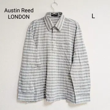 0056 Austin Reed 오스틴 리드 긴팔 체크 셔츠 L