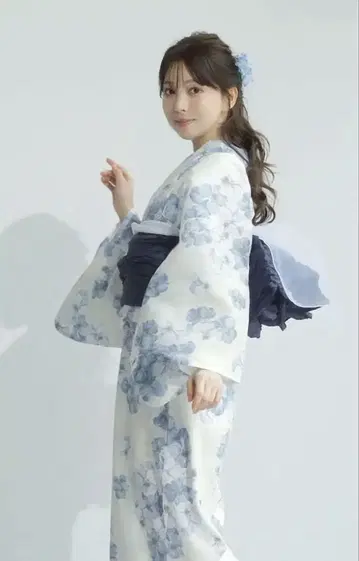 Dita 혼자서 입을 수 있는 유카타 5종 세트 네이비