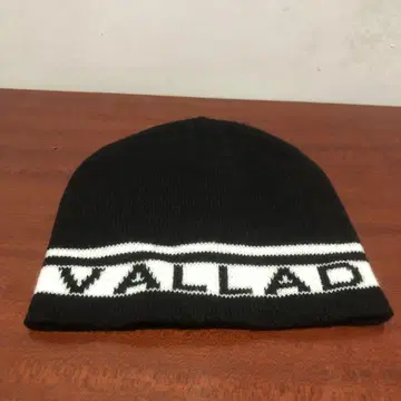 블랙 화이트 VALLAD STUDIO BEANIE CAP 비니