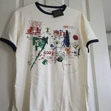 새상품 NY 아트 아이콘 Jean-Michel Basquiat 티셔츠 S