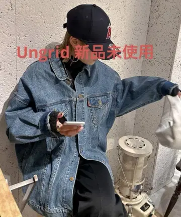 빅 실루엣 데님 자켓