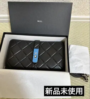 미사용 새상품 M.U.L 엠유엘 퀼팅 체인 숄더백