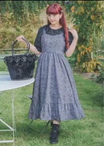 아오키 미사코 NINA'S 점퍼 스커트 3L