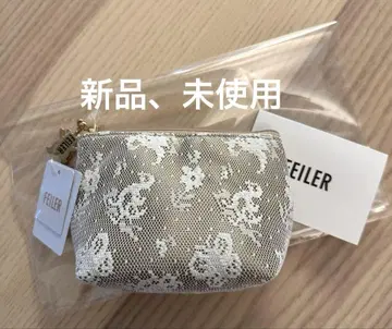 FEILER 하이디 신상 파우치 미사용 새상품 레이스 페이러