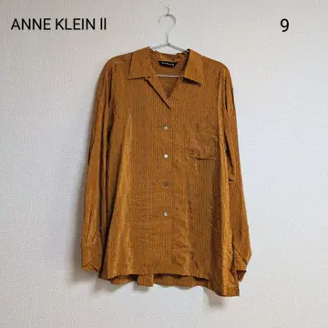 0068 ANNE KLEIN ll 언클라인 블라우스 실크 9호