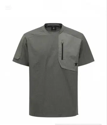 MEN SM WOOVEN ROUND SHORT T-SHIRT 택 포함