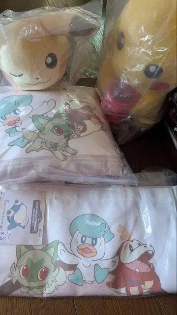 포켓몬 제일복권 봉제 인형 백 쿠션