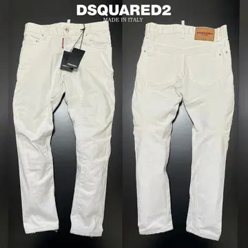 새상품 DSQUARED2 바이커 데님 WHITE TIDY BIKER 44