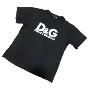 돌체&가파나 D&G 센터 빅 로고 반팔 티셔츠 S