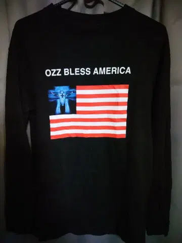 Ozzy Osbourne 2002년 투어 롱 T 셔츠 정품 SizeM