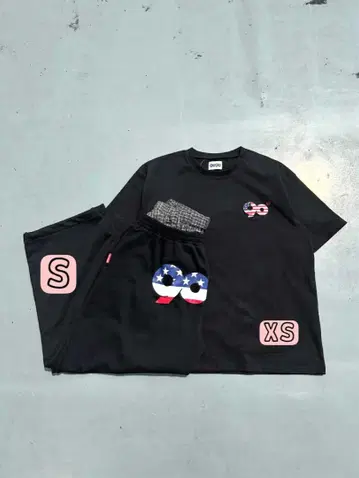 90 Logo American 셋업
