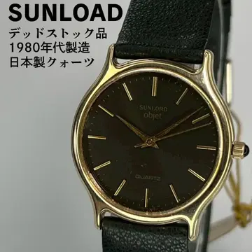 새상품급 80년대 레어 SUNLOAD 일본제 무브먼트 쿼츠 손목시계
