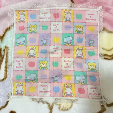 초레어 치어리 참 레트로 손수건 산리오 전체 레이스 1992