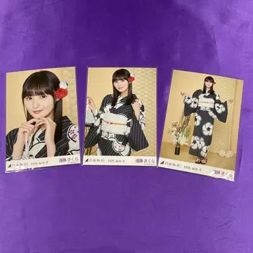 엔도 사쿠라 유카타 브로마이드 3종 한여름 전국 투어 2025