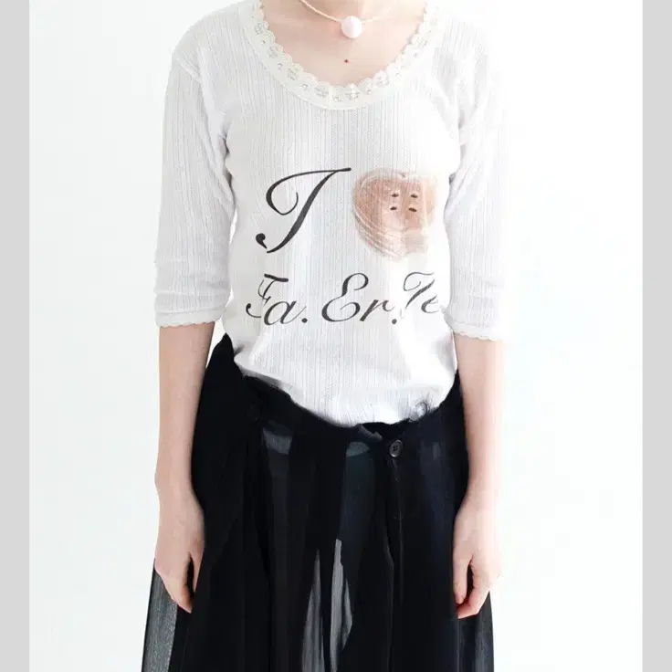 Shop Fairy V neck flower terry shirt (ivory) #샵페어리,#샵