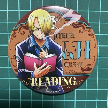 원피스 캔뱃지 READING 상디