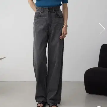 azul by moussy 와이드 스트레이트 데님 S