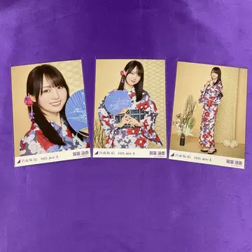 카키 하야카 유카타 브로마이드 3종 한여름 전국 투어 2025