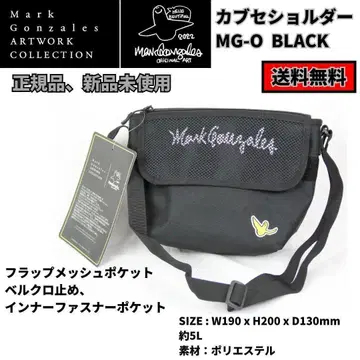MARK GONZALES MG-O 5L 숄더 백 BLACK