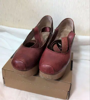 Jane Marple 25th 우드 밑창 신발