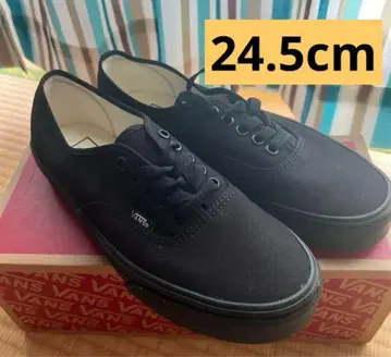 미사용 새상품 VANS 오센틱 블랙 6H 24.5cm