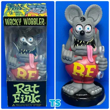 Funko 피규어 보빙 헤드 래트 핀크 그레이 No.TS