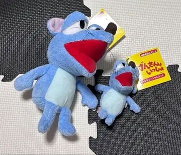 오겐상과 함께 쥐 봉제 인형 공 체인 마스코트 새상품 2개