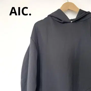 AIC. 컷 아웃 비대칭 후디 탑스