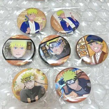 NARUTO 캔뱃지 우즈마키 나루토 세트 묶음 판매 7개