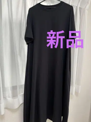 블랙 티셔츠 원피스 반팔