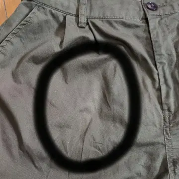 올리브 그린 코튼 팬츠 가격 인하