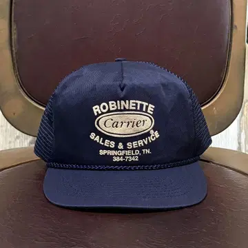 데드스탁 메쉬 캡 네이비 기업 트래커 Carrier 네이비