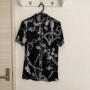 LEONARD FASHION 반팔 셔츠 블랙/그레이