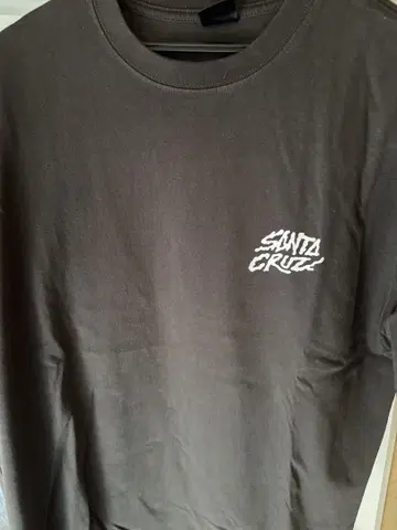 SANTA CRUZ 블랙 티셔츠 L 사이즈