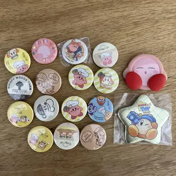 커비 캔뱃지 묶음 판매